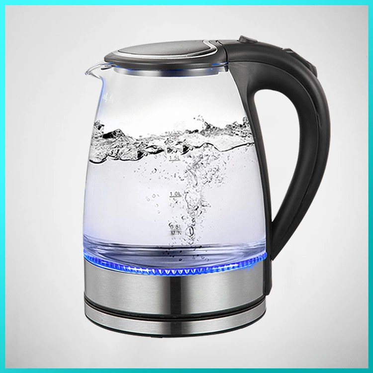 Hot Selling Portable Kitchen Appliances LED Electrical Glass Tea Pot Water Kettle