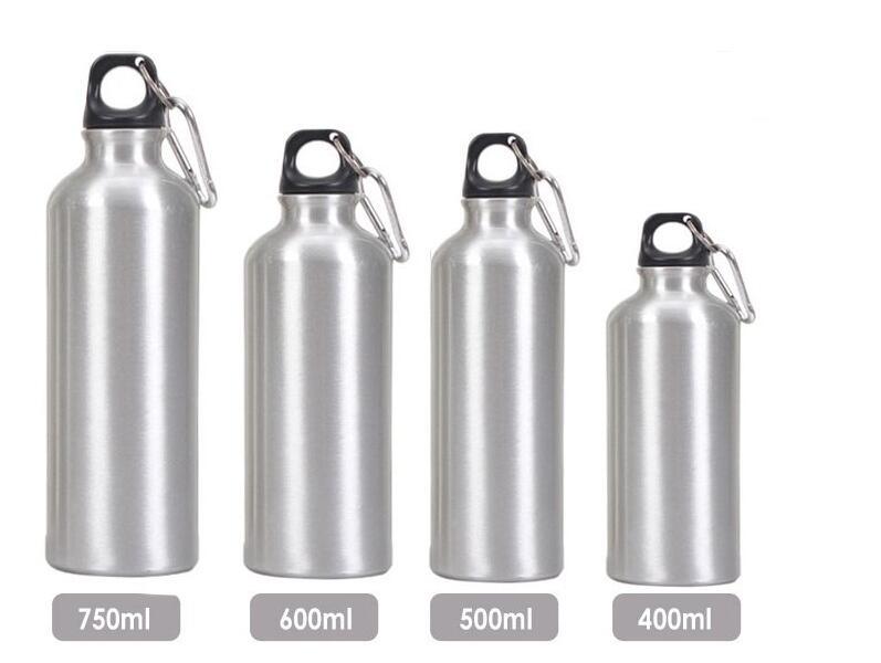 BPA Free Lid Customized Sublimation Aluminum Sports Water Bottle Wide Mouth Kettle