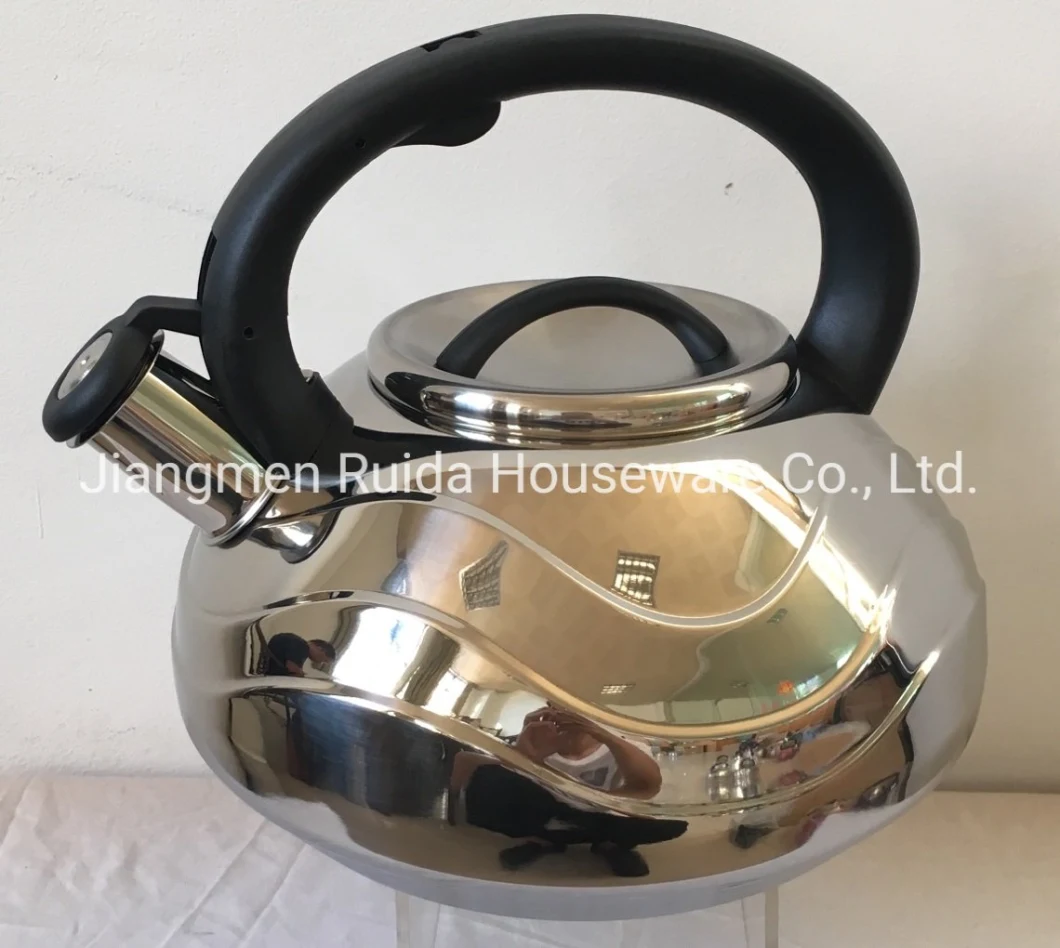 Tea Kettle on Sale 7 Steps Bottom 3.0L Stainless Steel Whistling Kettles with Color Painting