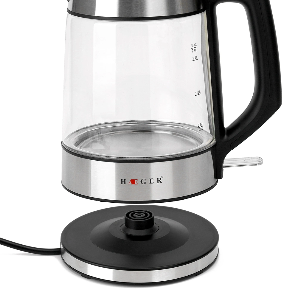 2 L Home Appliance Lead Free Glass Electric Boil Tea Kettle