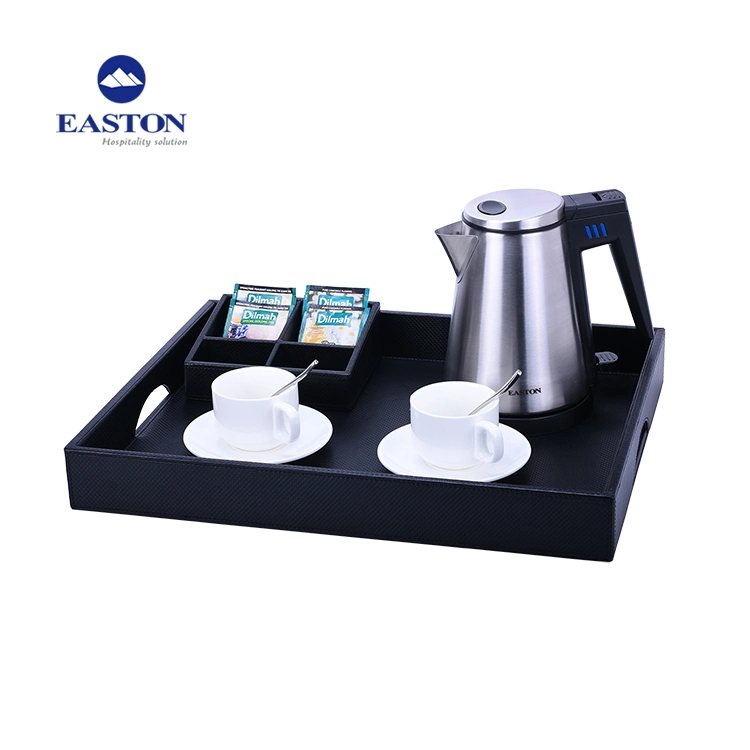 Hotel Stainless Steel Kettle Electric Kettle with Tray