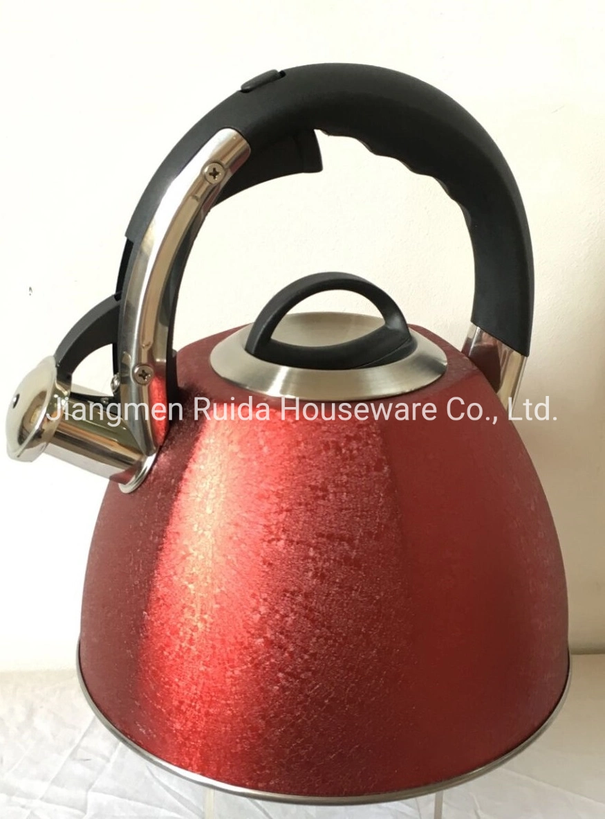 3.0L Stainless Steel Water Kettle in Grey Painting Whistling Kettle