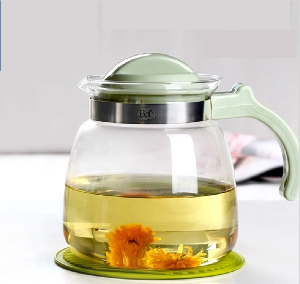 Tea Pot Glass Kettle Cool Water Kettle with Lid 800ml