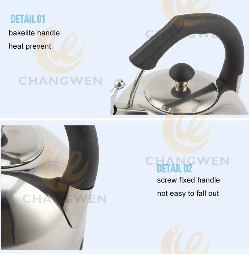 Wholesale Kettle Supplier Whistlingkettle Stainless Steel Brew Travel Kettle for Cooking