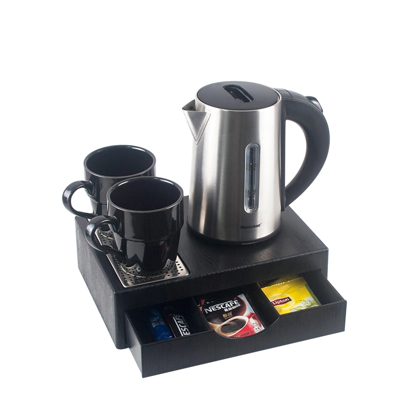 New Hot Hotel 0.6L Mini Electric Kettle Drawer Tray Set