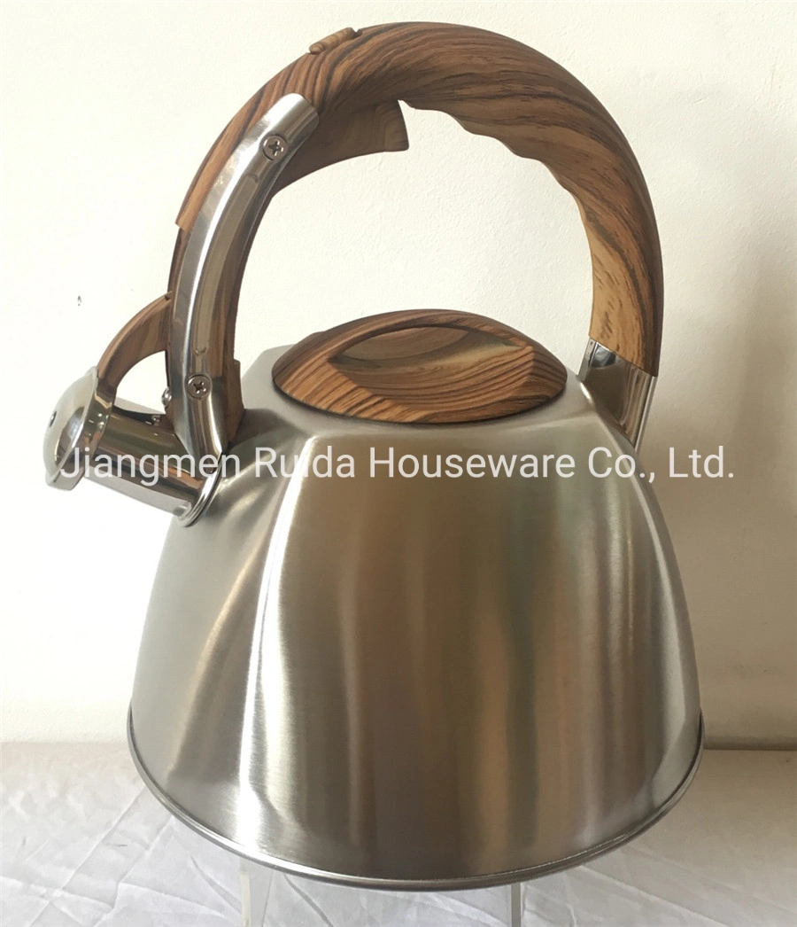 Tea Kettle on Sale 3.0 Liter Whistling Kettle in Grey Color Painting Cone Shape Body