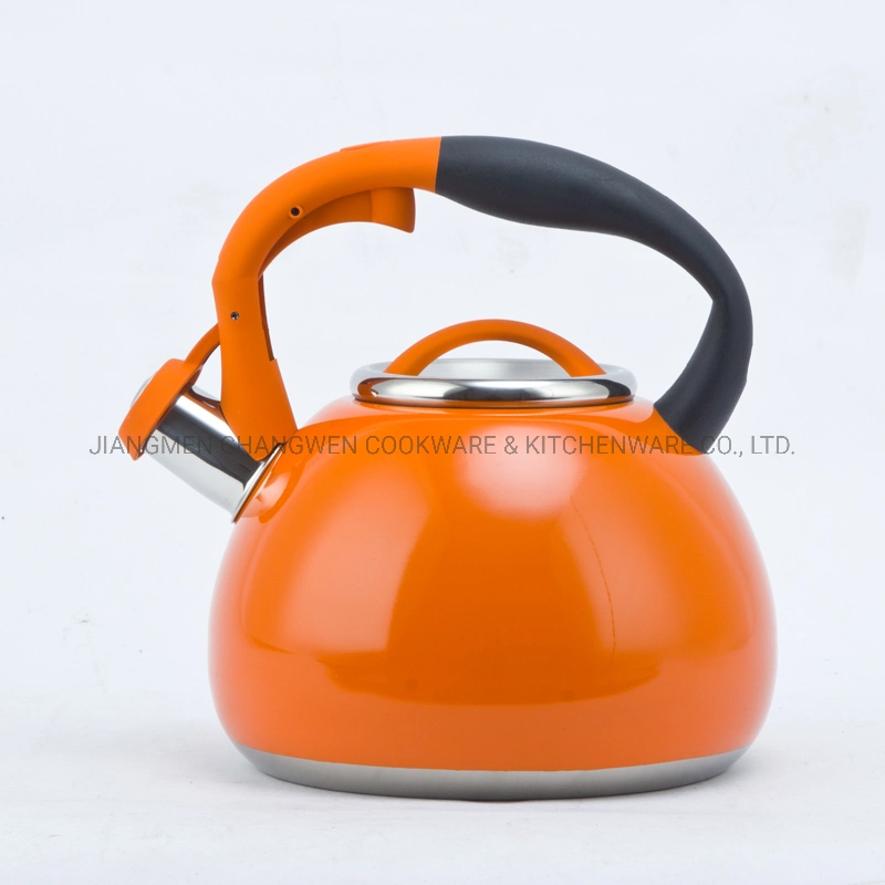 High Quality Stainless Steel Fast Boiling Tea Kettle 3.0L Boil Kettle with Color Handle