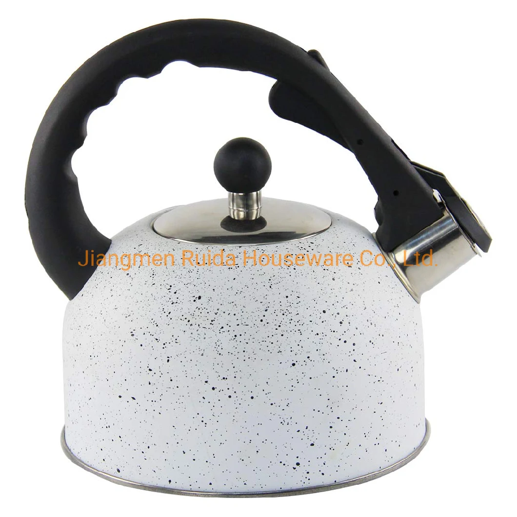 Best Selling High Quality Color Painting 2.5L Stainless Steel Whistle Kettle Tea Kettle Water Kettles