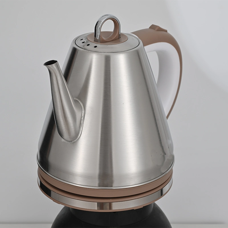 360 Rotation Auto-Shutoff & Boil-Dry Protection Long Spout Stainless Electric Kettle (QT1508)