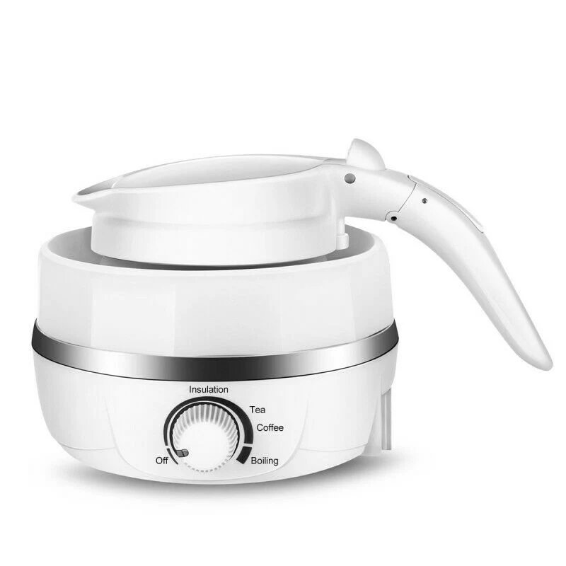 600ml Silicone Foldable Electric Travel Collapsible Water Kettle Boil