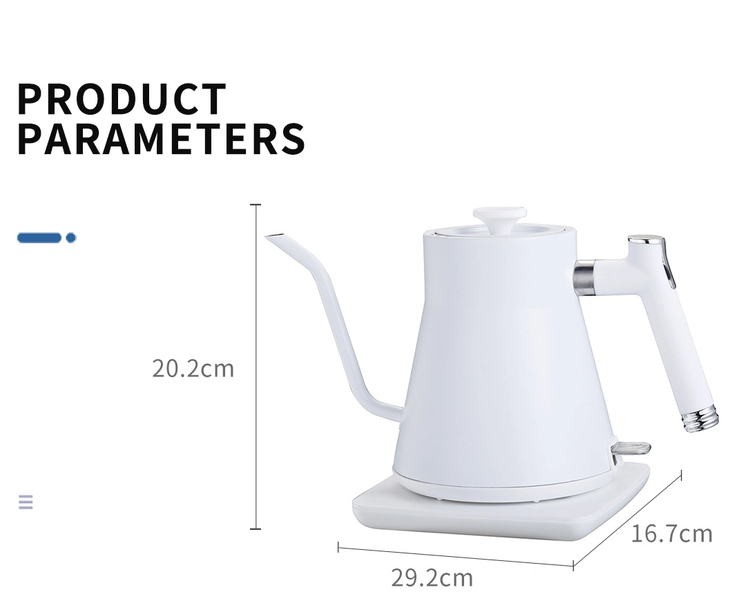 Hot Product Stainless Steel Gooseneck Coffee Tea Electric Kettle with Variable Temperature Settings