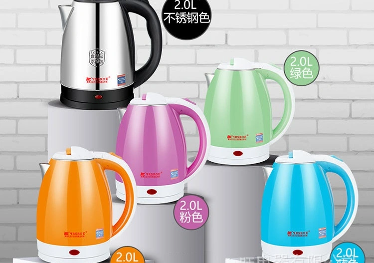 2.0L Stainless Steel Automatic Power off Home Household Kitchen Appliance Kitchenware Electric Kettle Customized