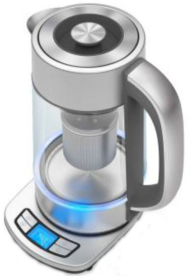 Temperature Control Electric Tea Maker Cordless Kettle with Tea Filter