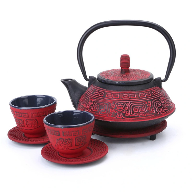 Wholesale Cast Iron Enamel Warmer Teapot Set Water Kettle