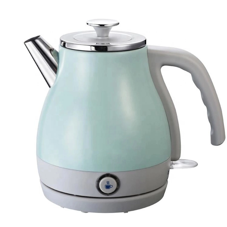 Portable 304 Stainless Steel National 1L Small Mini Travel Automatic Electric Kettle with LED