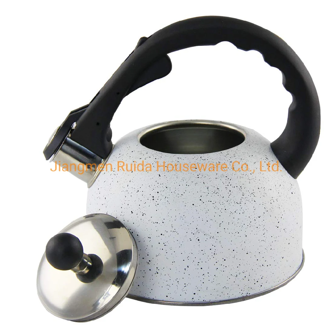 Best Selling High Quality Color Painting 2.5L Stainless Steel Whistle Kettle Tea Kettle Water Kettles