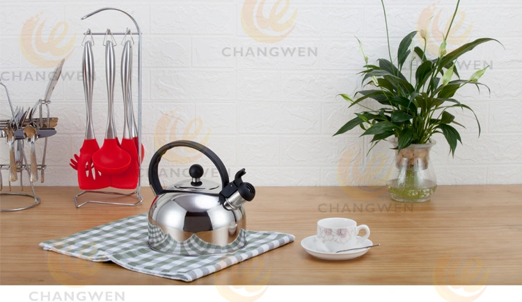 1.5L Fashionable Stainless Steel Whistling Kettle and Water Kettle