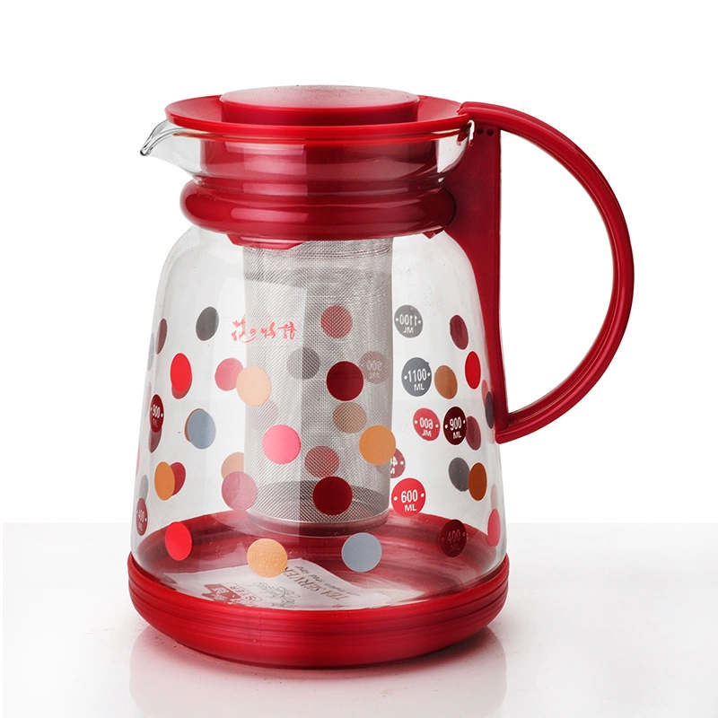 Free Samples Borosilicate Glass Pot Tea Maker Water Kettles Teapots