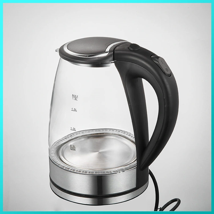 Hot Selling Portable Kitchen Appliances LED Electrical Glass Tea Pot Water Kettle