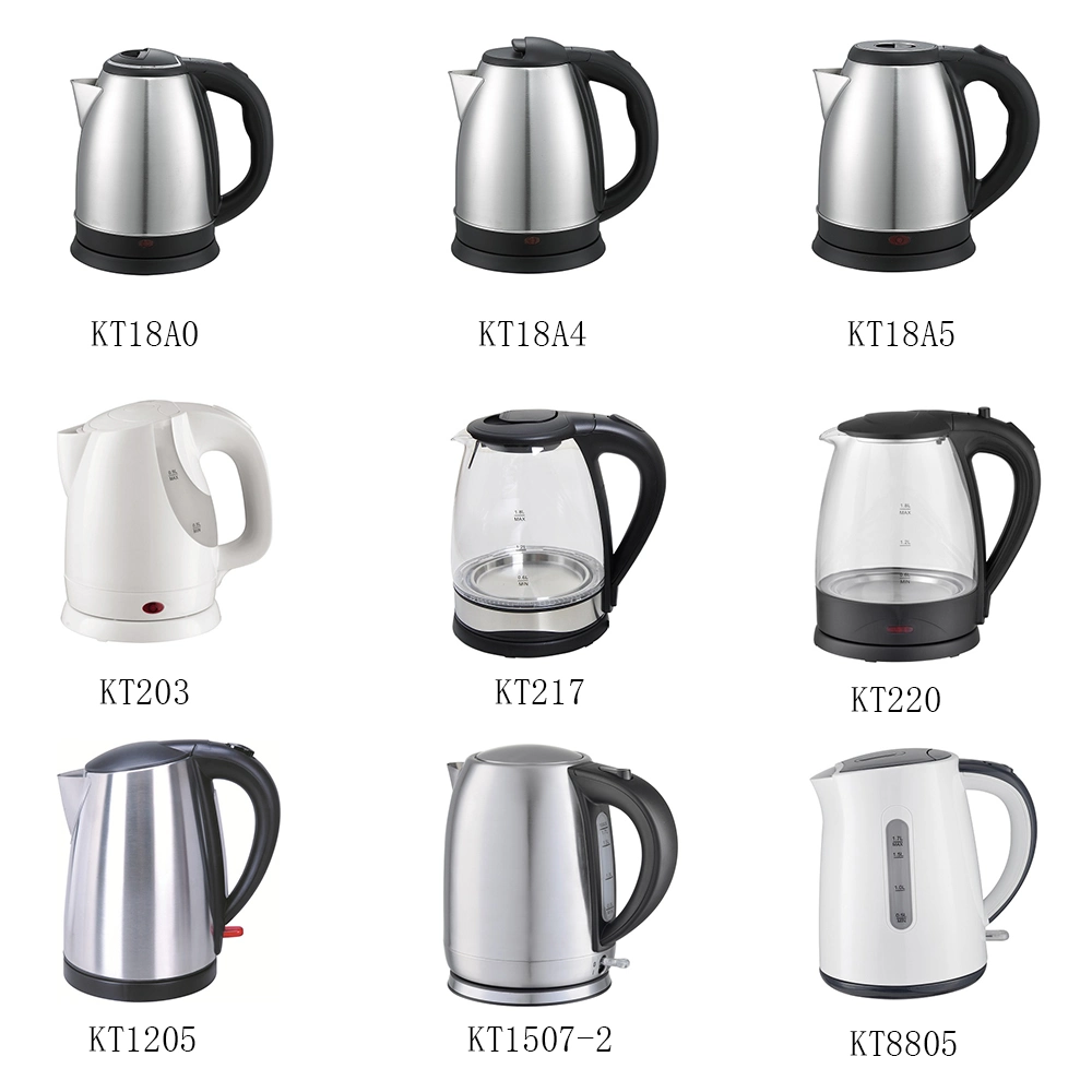 1.8L 1850-2200W Electric Kettle Glass Kettle Over Heat Protection