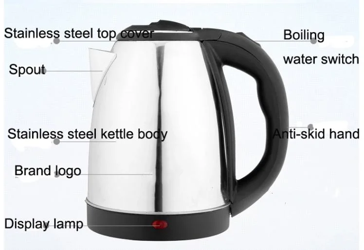 Kettle Red Yellow Purple Powered Portable Painting Jug Electric Hot Water Kettle