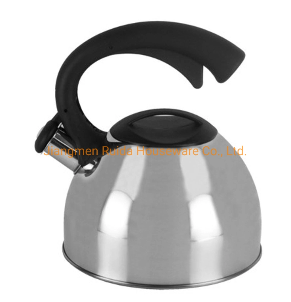 Food Grade Stainless Steel Whistling Kettle Tea Water Kettle with Heat Resistant Handle