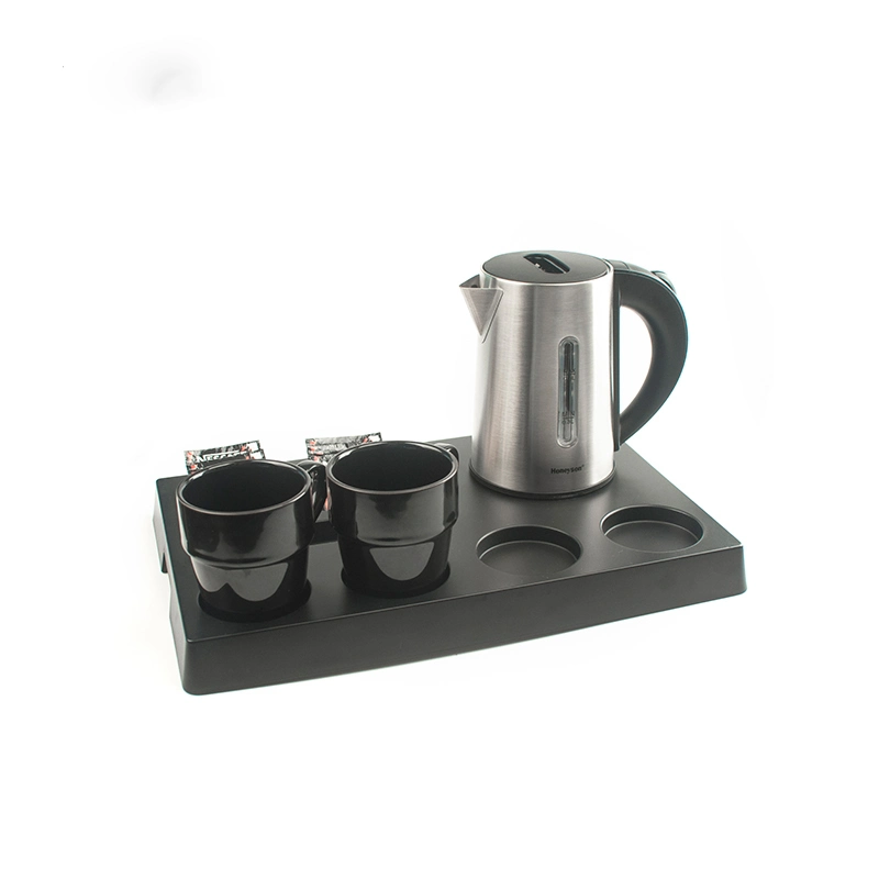New 0.8L Cordless Kettle Electric Drawer Tray Set Hotel