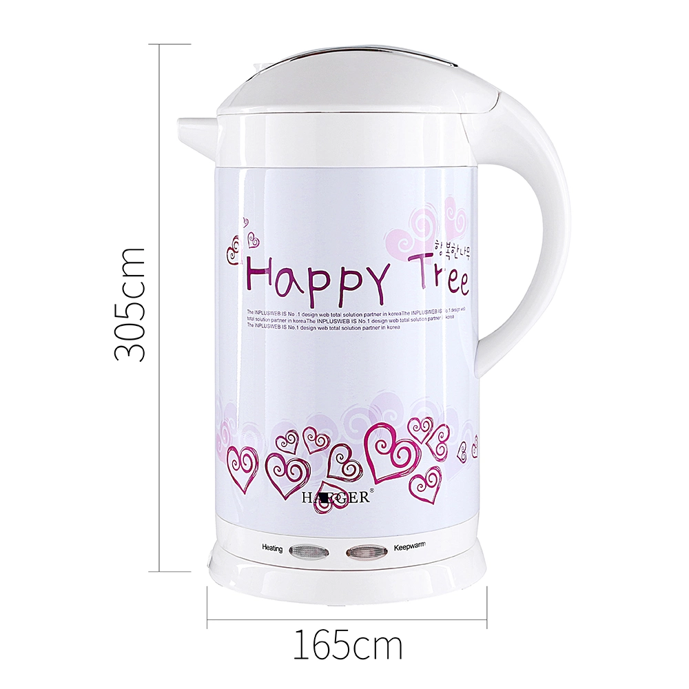Hot Sale 2.5L 360 Auto Switch Boil-Dry Patterned Electric Kettle
