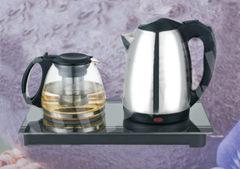 Fashion Household Appliance Electrical Kettle with Tea Pot Zy-037