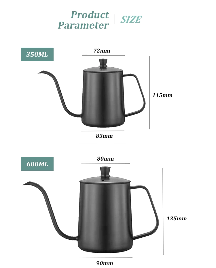 304 Stainless Steel Electric Kettle Coffee Pot Kitchen Accessories