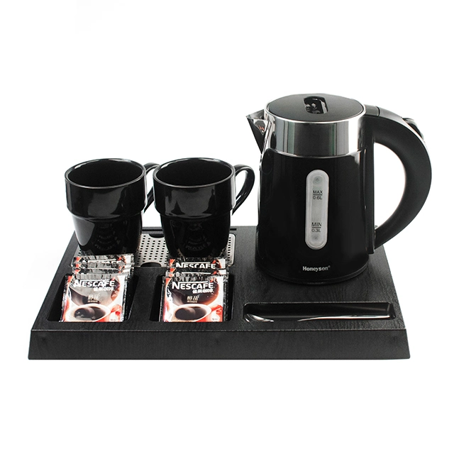 Hotel Supplies Mini Electric Kettle with Welcome Tray Set
