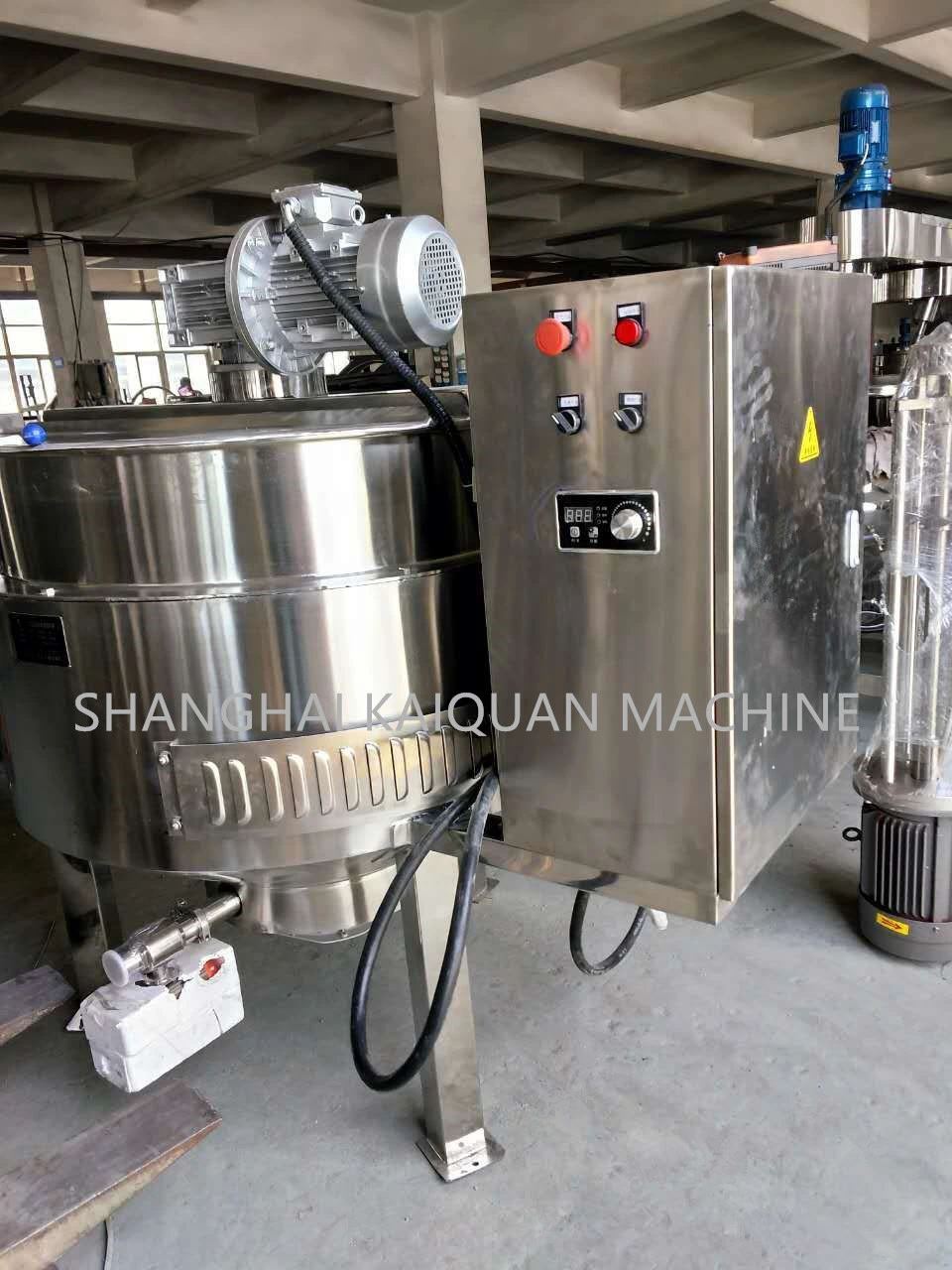 Sanitary Gas Heating Jacketed Kettle LNG Kettle LPG Kettle