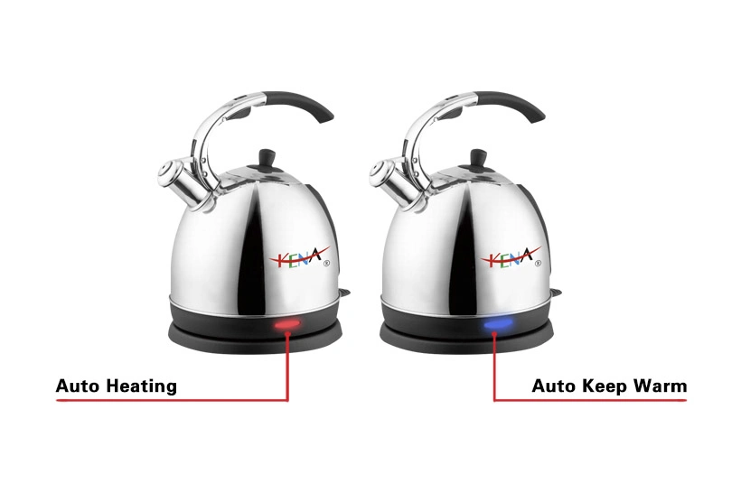 2020 New Arrival 304 Stainless Steel Fast Boil Tea Filter Electric Kettle