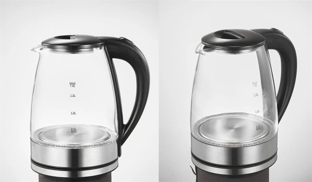 Electric Glass Kettle Hot Water Tea Pot Household Kitchen Appliances Water Jug