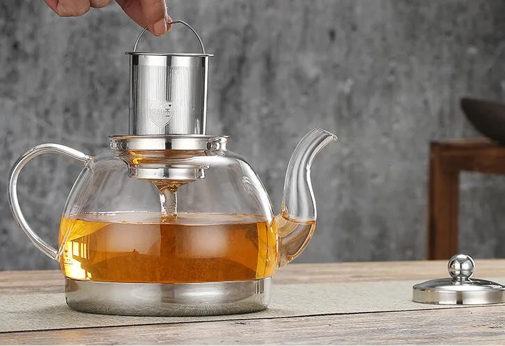 Induction Cooker Use Electric Tea Kettle Pyrex Glass Kettle Glassware Clear Water Kettle