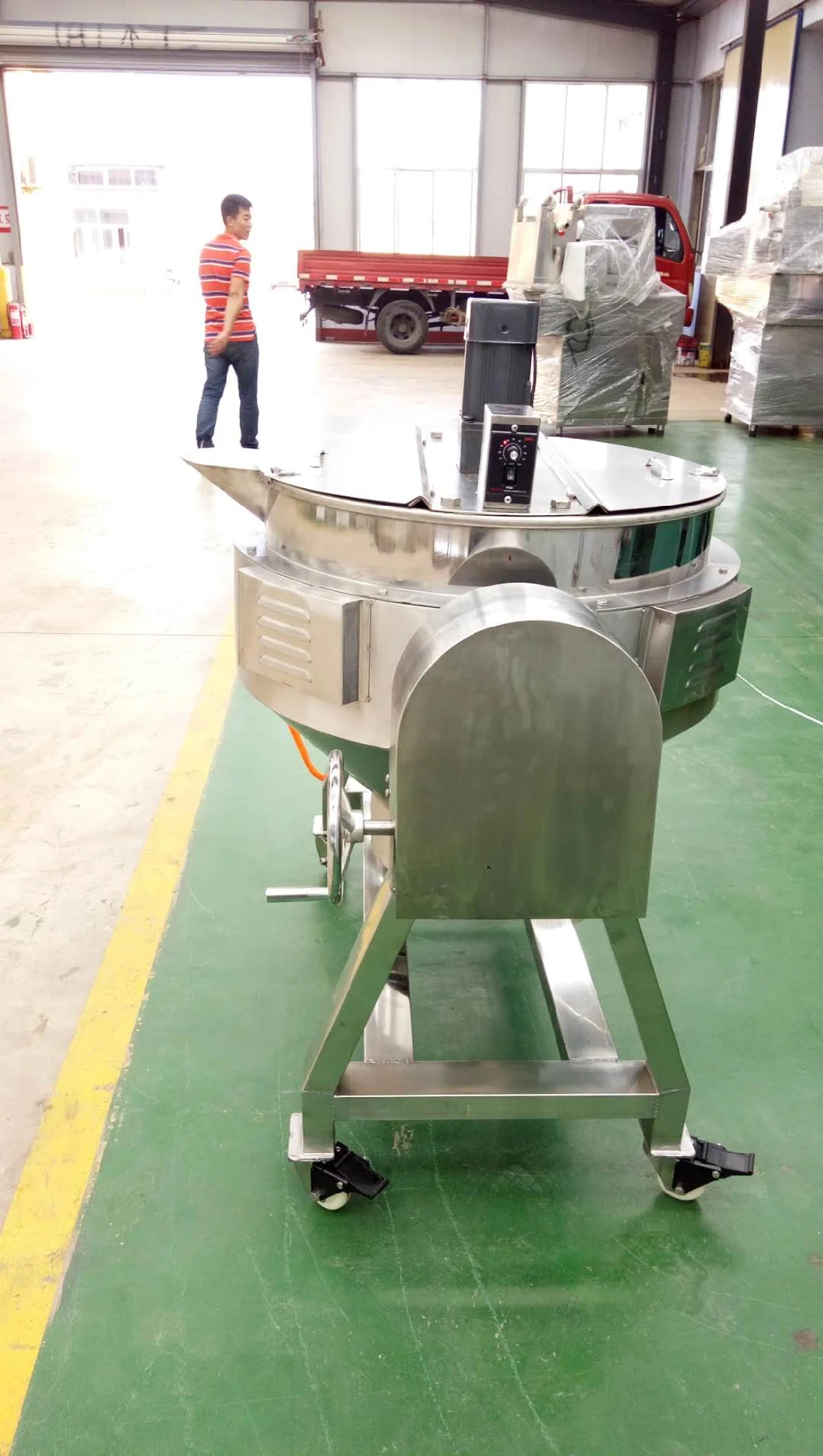 Jacketed Kettle Mixer Steam Cooking Kettle with Agitator Double Jacketed Steam Kettles