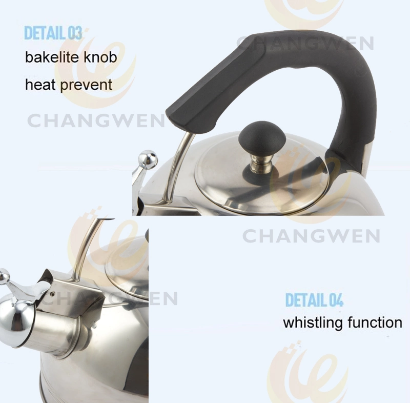 Wholesale Kettle Supplier Whistlingkettle Stainless Steel Brew Travel Kettle for Cooking