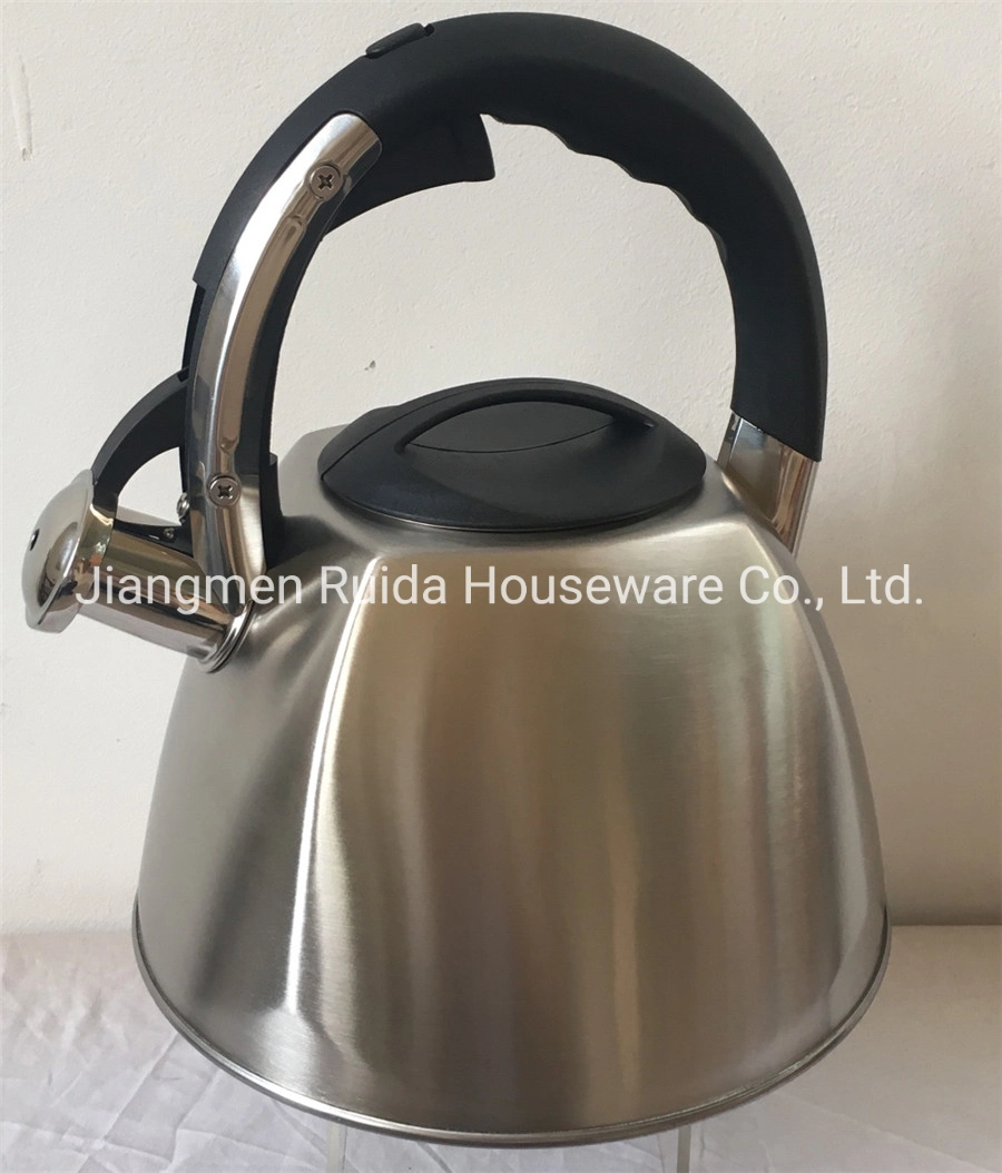 Tea Kettle on Sale 3.0 Liter Whistling Kettle in Grey Color Painting Cone Shape Body