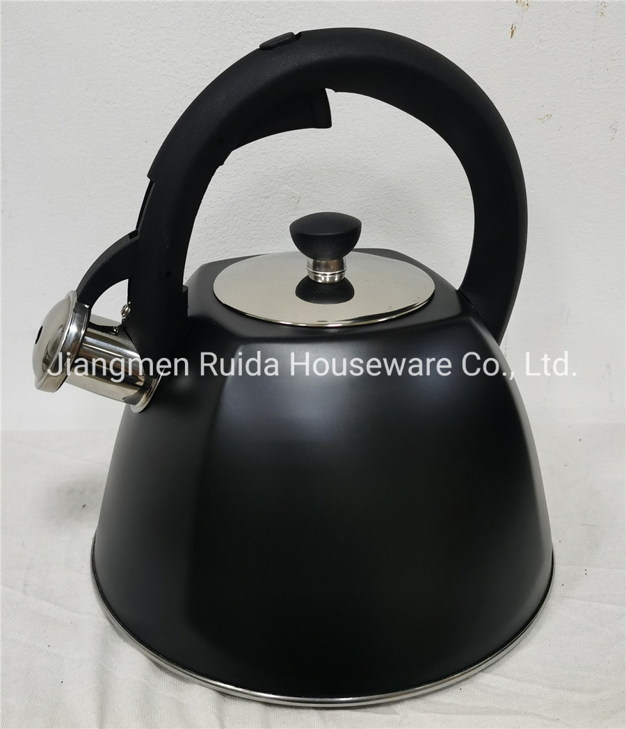 Series Color Painting Kettles 3.0 Liter Stainless Steel Whistling Tea Pot in Soft Touch Handles