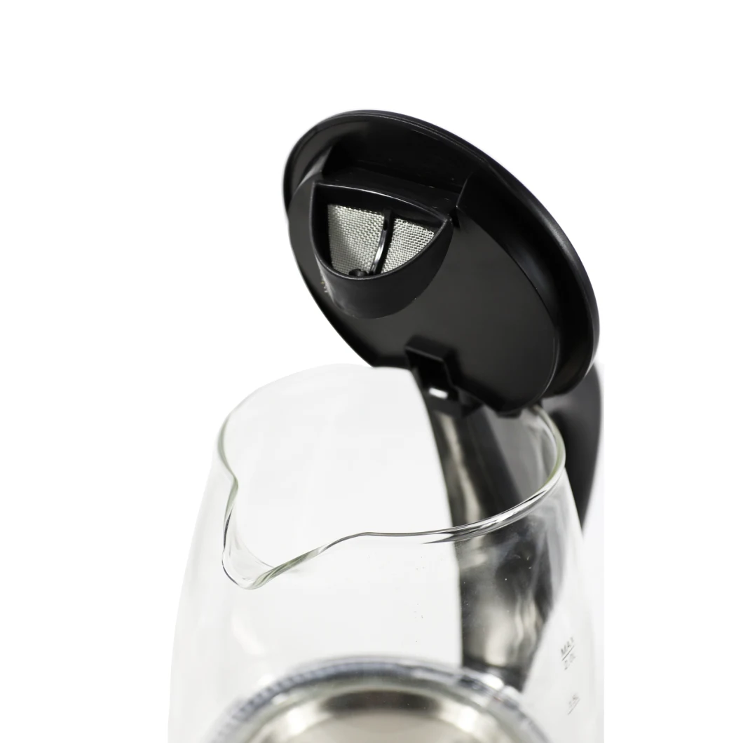 Electric Kettle, 2L Glass Electric Tea Kettle, Hot Water Kettle with Auto Shut-off & Boil-Dry Protection, Fast Heating Cordless Water Boiler