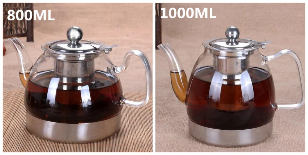 Induction Cooker Use Electric Tea Kettle Pyrex Glass Kettle Glassware Clear Water Kettle