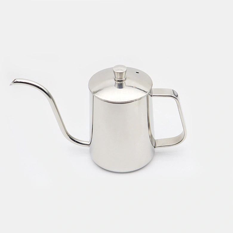 Hot Sell 600ml Hand Drip Coffee Pouring Kettle Fine Stainless Pour Over Gooseneck Tea Pot