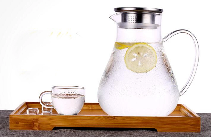 Export Europe Glass Tea Kettle Gift Tea Set Glass Pitcher Glass Coffee Teapot