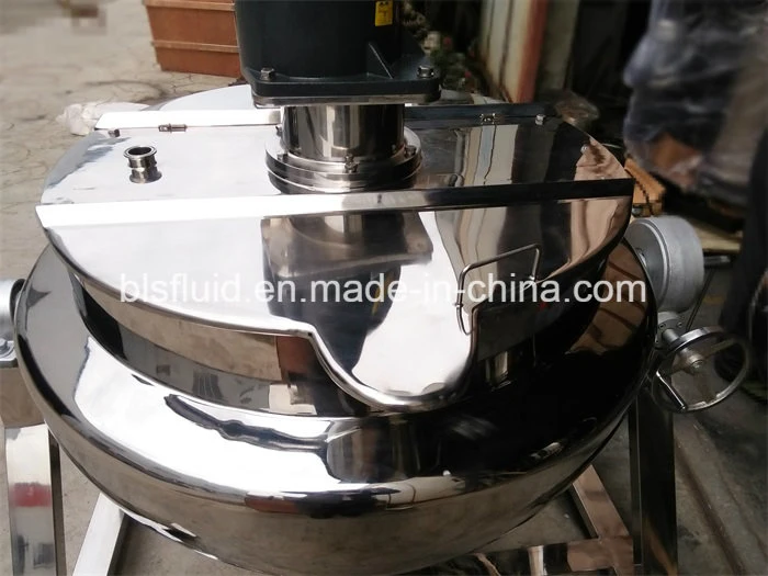 Steel Industrial Jacketed Melter Caramel Electric Heating Boiling Kettle Thick Barbecue Sauce Cooking Pot