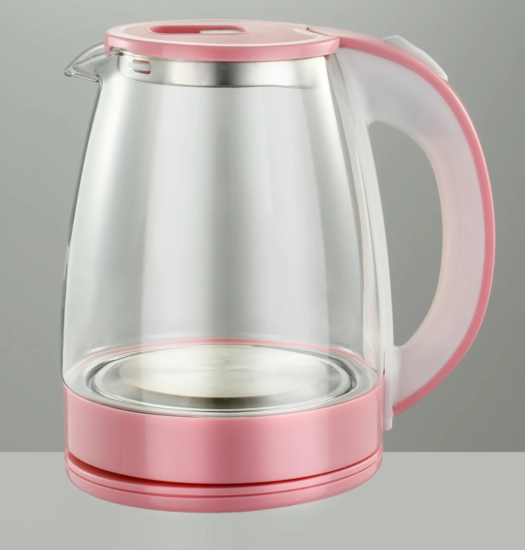 Hot Selling Main Products 1.8L Light Blue New PP High Borosilicate Glass Electric Kettle Safe Automatic Power off