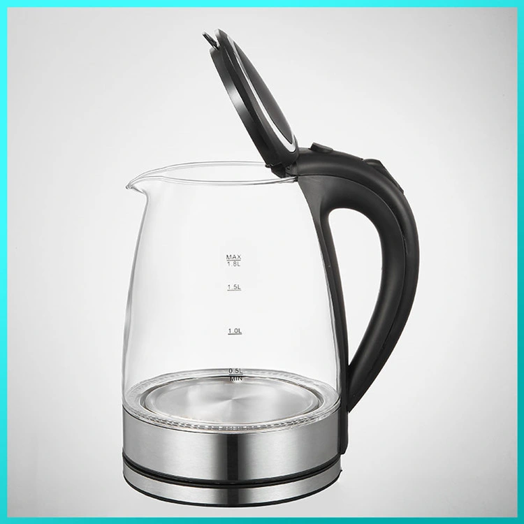 Hot Selling Portable Kitchen Appliances LED Electrical Glass Tea Pot Water Kettle