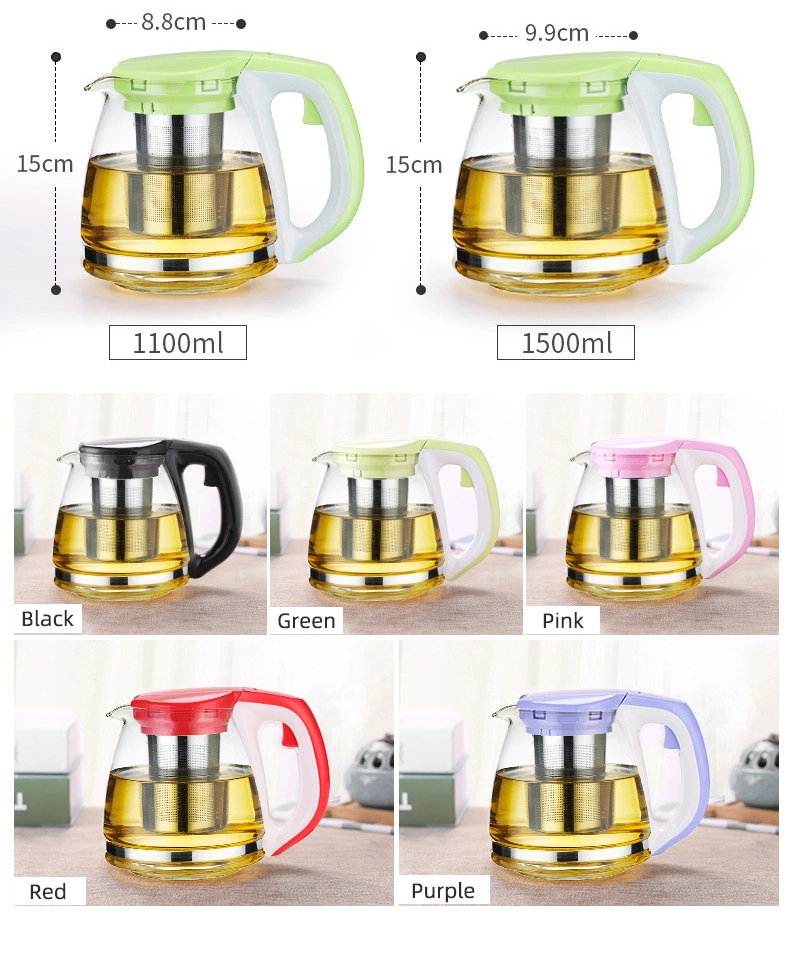 Glass Kettle for Tea Coffee Heat Resistant Glass Kettle Manufacturer