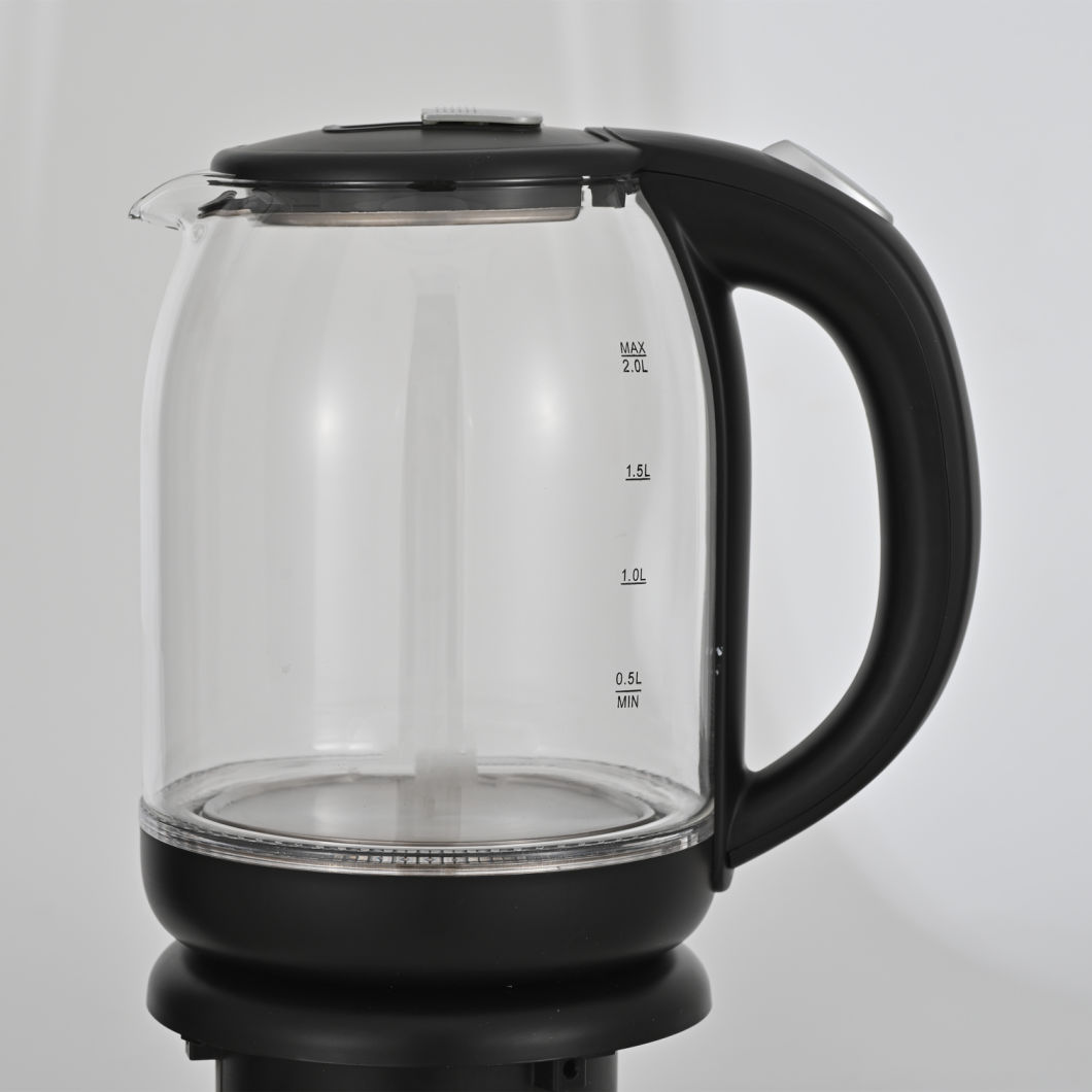 Quick Boil Keep Warm Color Electric Water Kettle Temperature Control Electric Tea Glass Kettle for Hot Sale