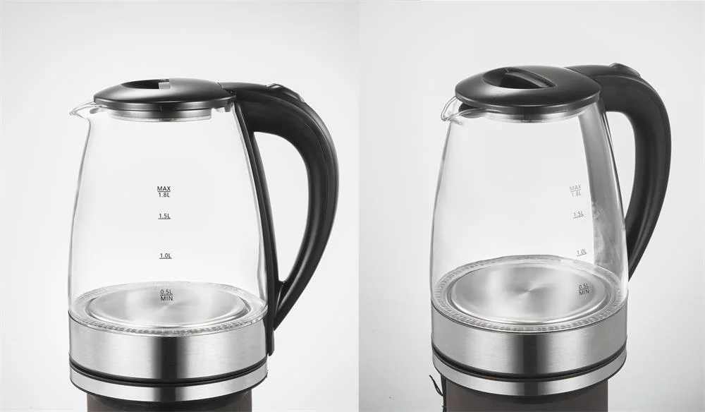 Kettle Electric Kettle Glass Kettle Hot Sales High Quality 1.8L OEM Box Power Packing Plug Chinese Tea Maker Water Boiler