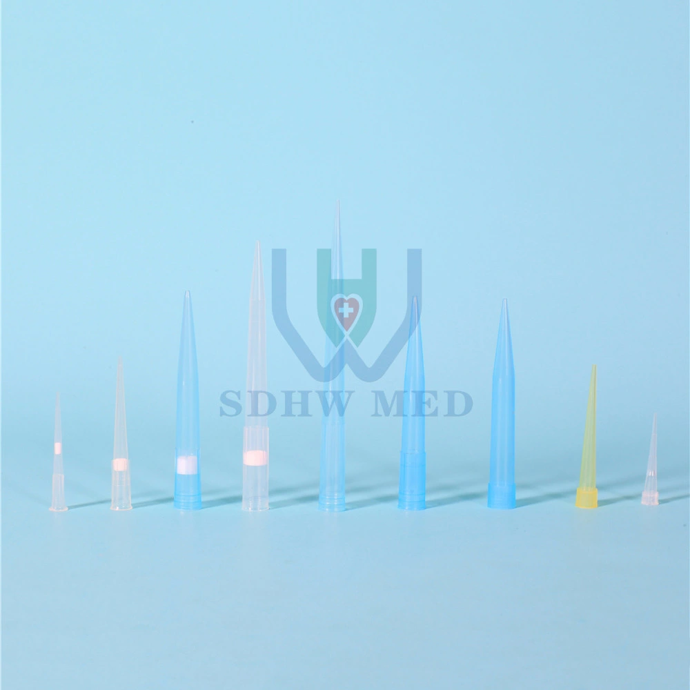 Disposable Pipette Tips Dropper Disposable Plastic Filter Pipette Tips with Good Quality